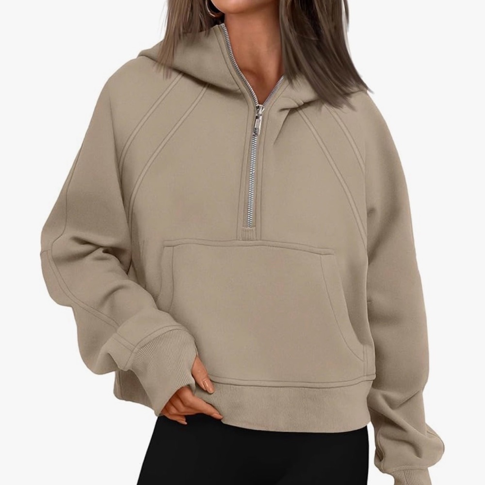 Women's Beige Hoodie